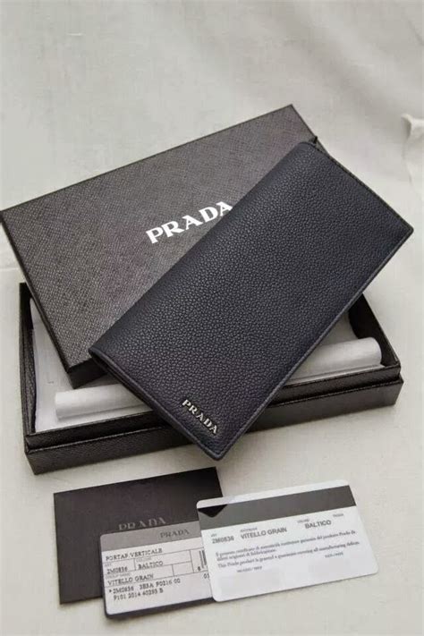 prada mens wallet outlet|prada long wallet men.